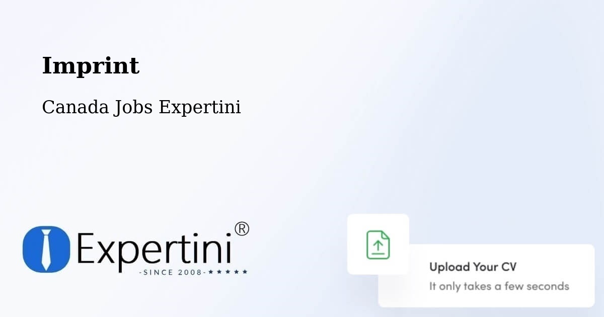 Imprint – Headingley - Canada Jobs Expertini